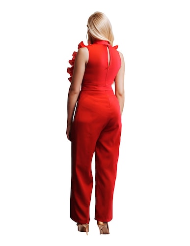 Jumpsuit palazzo Miss Mia formal de poliéster acampanado