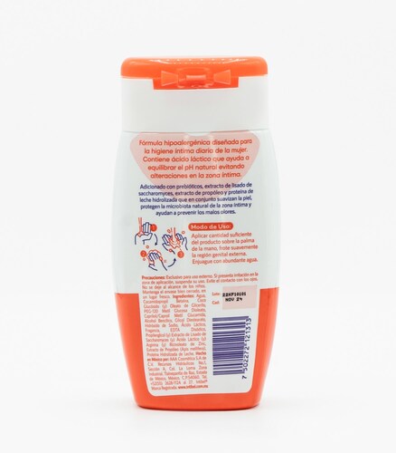 Intibel Shampoo de Higiene Intima con ingredientes naturales Uso diario 220 ml.