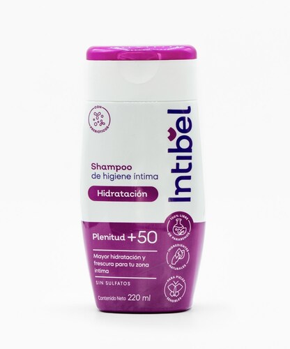 Intibel Shampoo de Higiene Intima 50+ Plenitud Uso diario 220 ml.