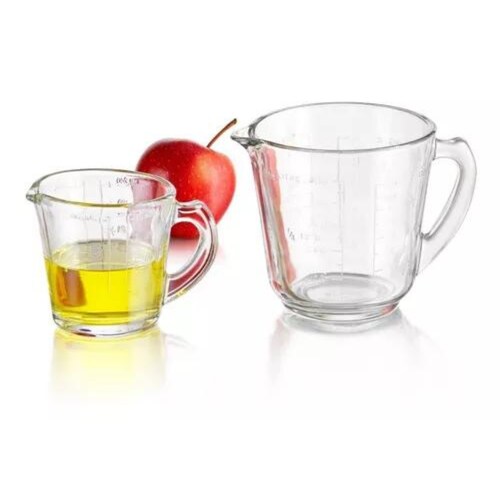 Pro Chef Taza Medidora De Vidrio De 240ml Reposteria