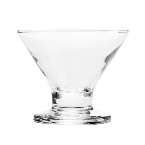 Fiesta Juego De 6 Copas De Vidrio Para Postre Helado 215 Ml.