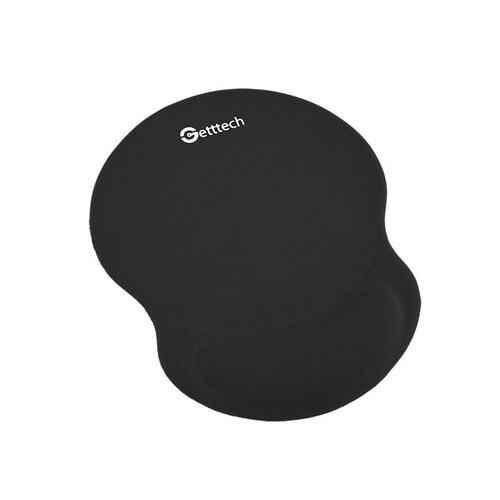 MOUSEPAD GETTTECH GGD-STD-01-BK CON REPOSAMUÑECAS, NEGRO.
