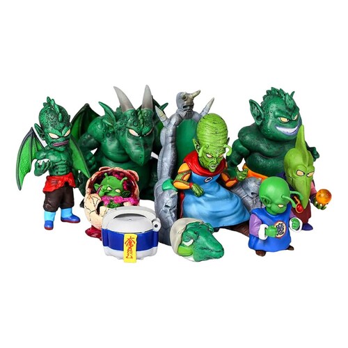 Piccolo Familia Del Mal Set 8 Figuras Coleccion Dragon Ball