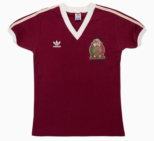 Jersey Mexico 2024/2025 Retro Vino Guinda 1986 Talla L