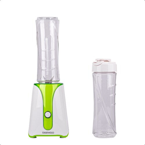 Daewoo Licuadora personal DBL-824, con 2 botes de 600 ml., con potencia de 320W.