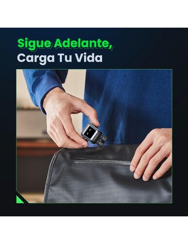Cargador GaNRobot Tipo C Carga Rápida Ugreen 30W con pantalla digital Gris