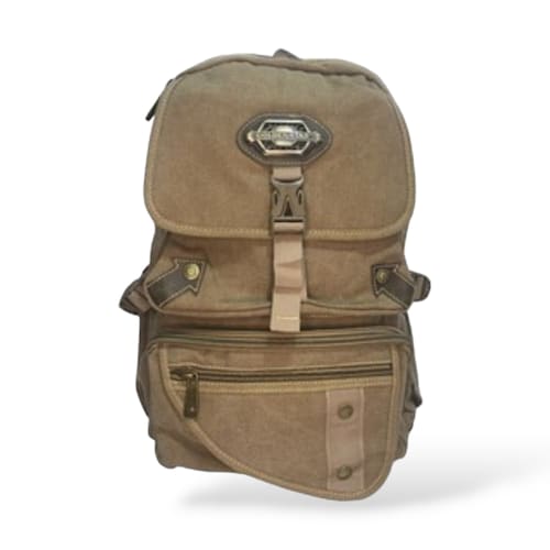 Mochila Vintage Senderismo Lona Gruesa Calidad Golden Star lo mejor.