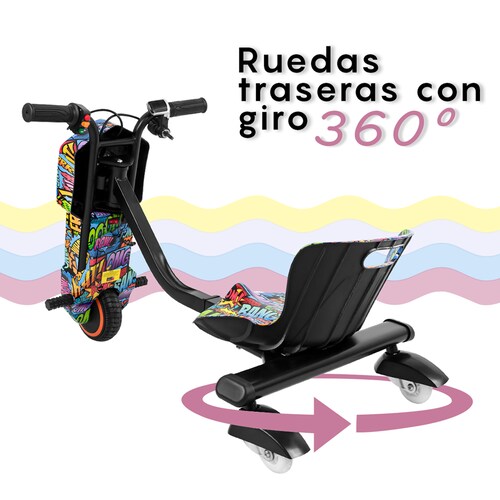 Triciclo Eléctrico Honey Whale JL-008 Multicolor.