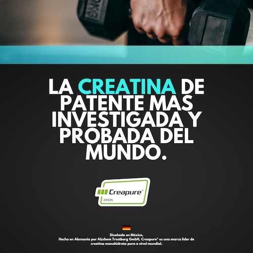 Flairfit Creatina Monohidratada Creapure® De Alta Pureza En Polvo 500g, Sabor Natural.