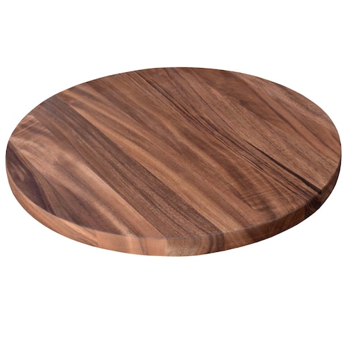 Charola giratoria de Madera Parota Redonda Hogare 58 cm..