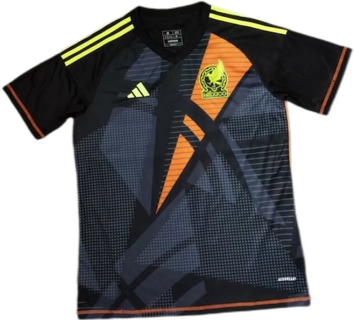 Jersey Mexico 2024/2025 Copa America Portero Arquero Negro Black Talla L.