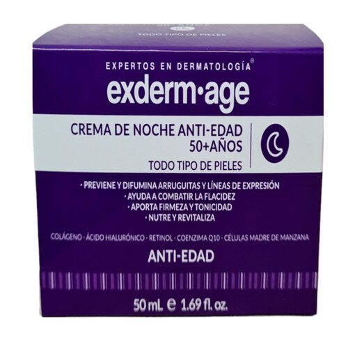 Exderm Age Crema Antiedad De Noche 50 Años+ 50 Ml