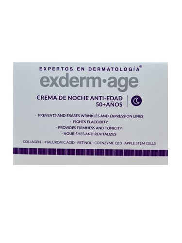 Exderm Age Crema Antiedad De Noche 50 Años+ 50 Ml