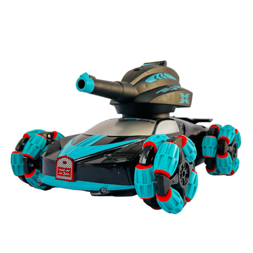 Tanque de Batalla Racing Stunt 4W Lanzador Hidrogel QF665-2.