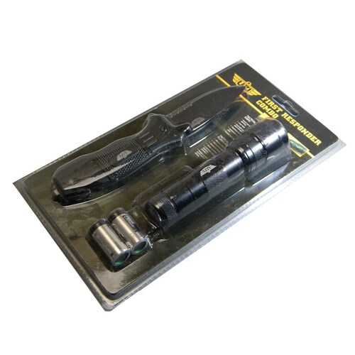 Uzifr1 Uzi Combo Navaja Y Linterna Tacticas 110 Lumens