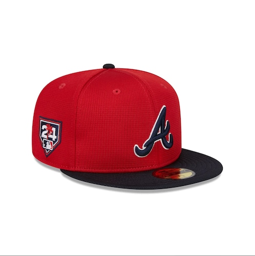 Gorra New Era MLB Atlanta Braves 59Fifty Rojo