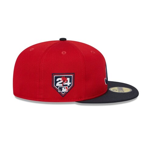 Gorra New Era MLB Atlanta Braves 59Fifty Rojo