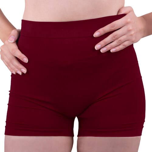 Short Licra Mujer, Vino, Unitalla, Deportivo, Dama, Atlético, Boxer, Entrenamiento, Pantalones Cortos, Biker.