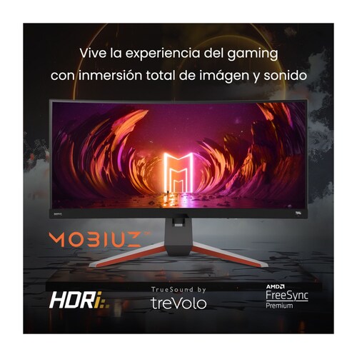 Monitor Gamer Curvo 144hz 27 pulgadas Mobiuz EX3410R WQHD FreeSync