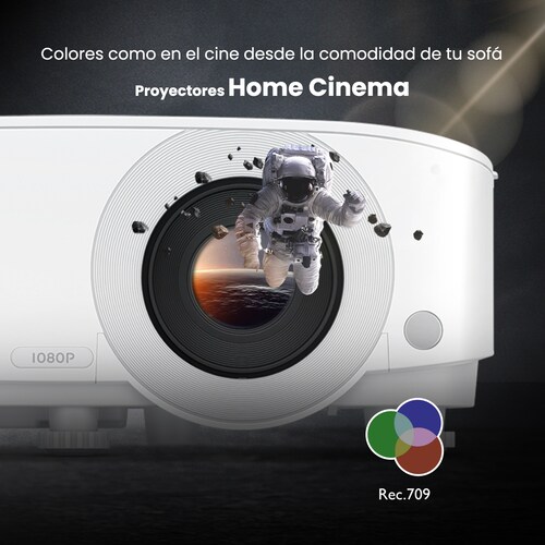 BenQ Proyector Full HD (1920x1080) Gamer (TH575), 16ms Input Lag, DLP, 3800 Lúmenes, Relación de Aspecto 16:9, HDMI, Altavoz 10W, hasta 15000 horas de lámpara, 1.07 millones de colores, 88% Rec.709