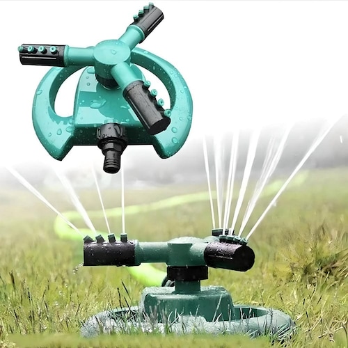Aspersor Riego Jardín Giratorio Automático Inteligente 360 Grados