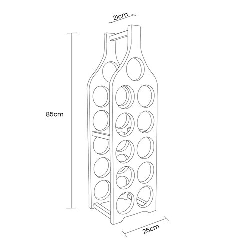 Cava de Madera Hogare para vinos Diseño Moderno y Elegante Útil y práctica Acabados Finos.