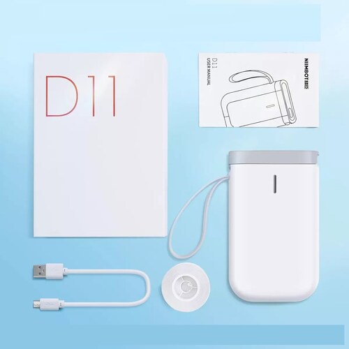  Mini Impresora De Etiquetas Bluetooth Inalámbric D11
