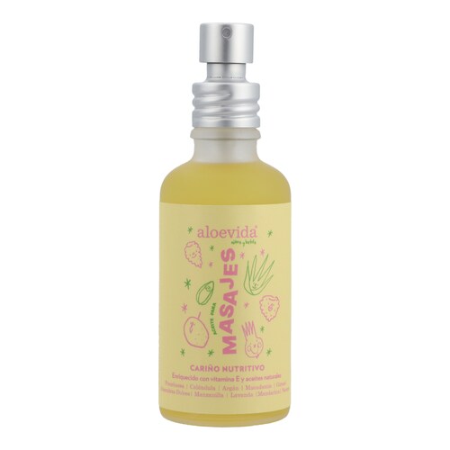 Aloevida Aceite para masajes cariño nutritivo niños y bebe 50 ml.