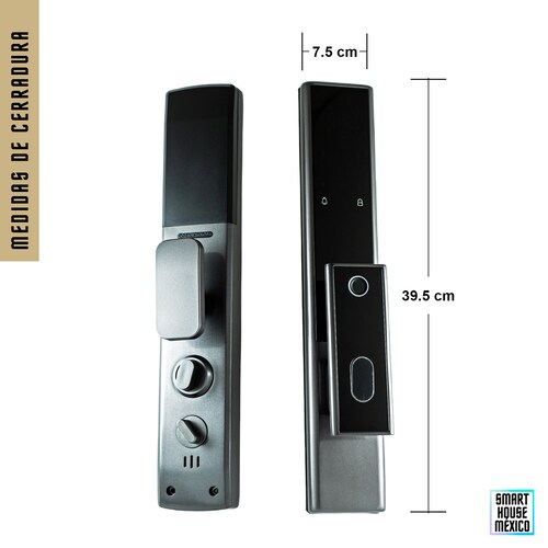 Cerradura Electrónica Inteligente Wifi De Seguridad. Con Timbre y 5 Métodos De Apertura. Modelo: Nexus