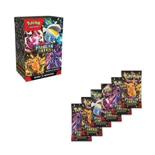 Pokemon TCG Paldean Fates Booster Bundle Box Anime.