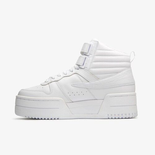 Tenis Bota Fila F14 Plataforma Blanco de Dama Original.