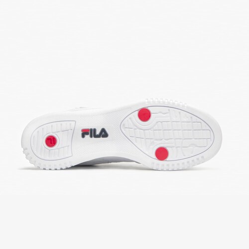 Tenis Bota Fila F14 Plataforma Blanco de Dama Original.