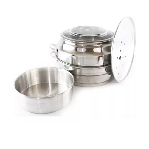 Vaporera Horno Mágico Alemán Con Moldes De Aluminio 32cm.