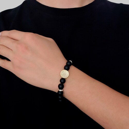 Pulsera San Benito de Oro 10k.