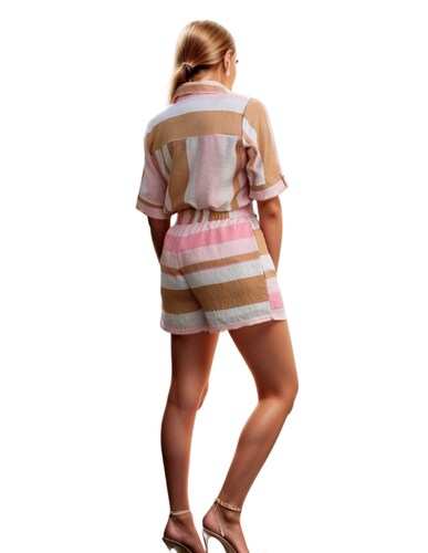 Conjunto short y blusa casual Mood para mujer