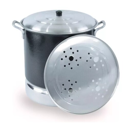 Vaporera De Aluminio Pintada No. 34 Capacidad De 31 Litros.