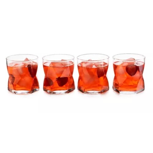 Octo Juego De 6 Vasos De Vidrio Modernos