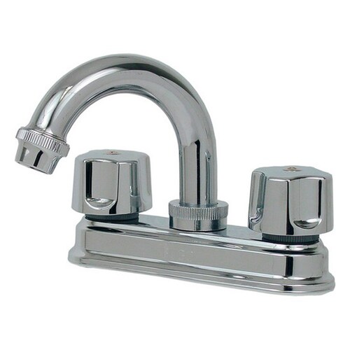 Mezcladora Lavabo 4 Tauro 1/4 Vuelta Cubierta Mane Rugo 24T