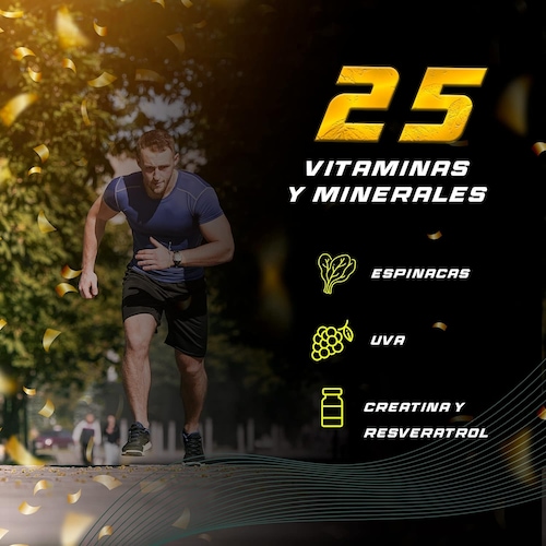Multivitaminico Vitaminas Para Hombre Energia Adulto Bpn Pro.
