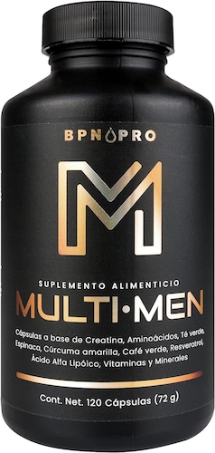 Multivitaminico Vitaminas Para Hombre Energia Adulto Bpn Pro.