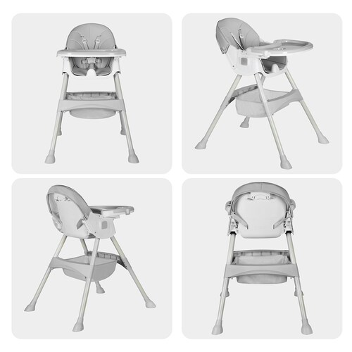 AGBOX Silla Periquera Plegable para Bebé 2 en 1 Gris SILLABEBEG01.