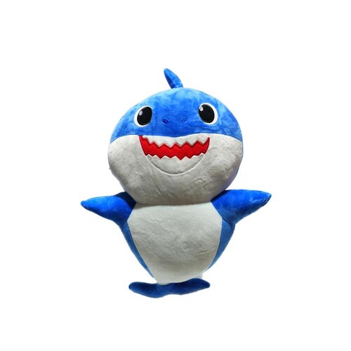 Pack 3 Peluches Tiburones Musicales con Luz Led 43 Cm