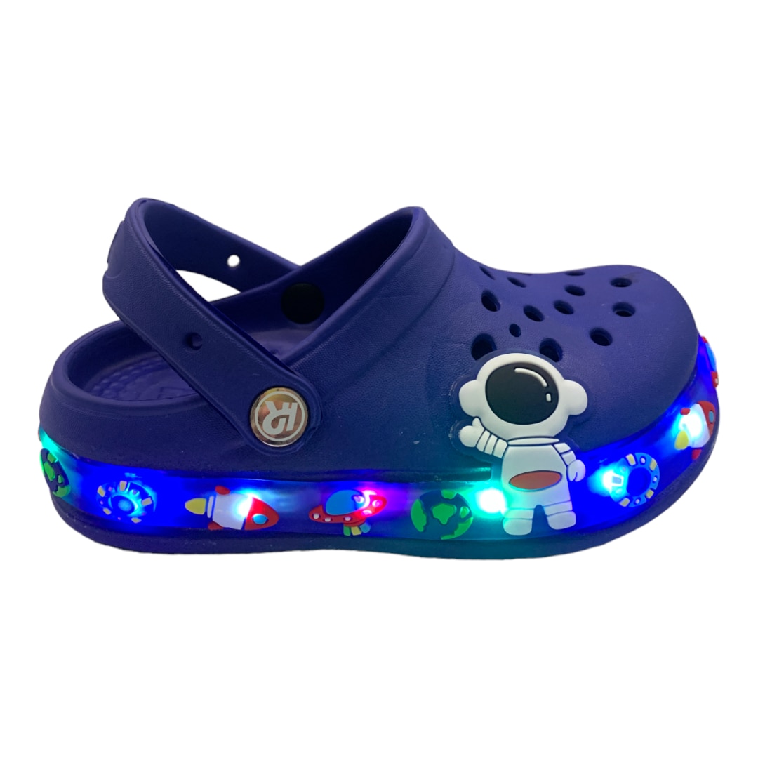 Chanclas con shops luces