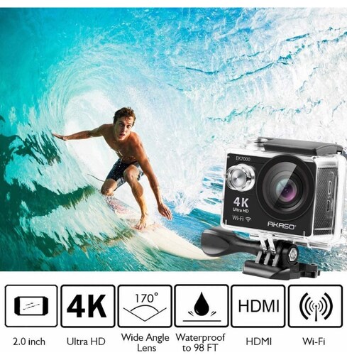 Videocámara Akaso EK7000 4K black