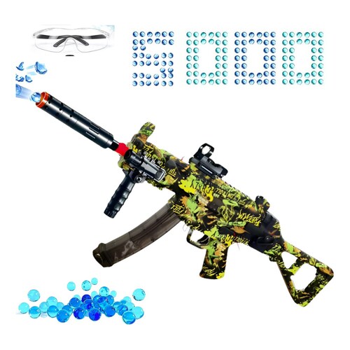 Ametralladora Automatica Mp5 Ka Rifle Arma Juguete Hidrogel .