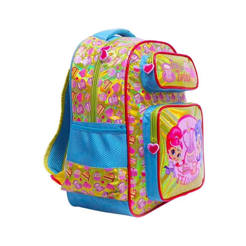 Mochila escolar atm packs, shimmer \u0026 shine 5339-verde con amarillo - Sears