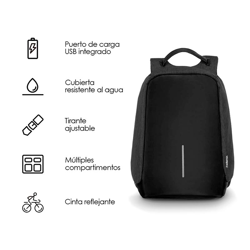 mochila antirrobo redlemon