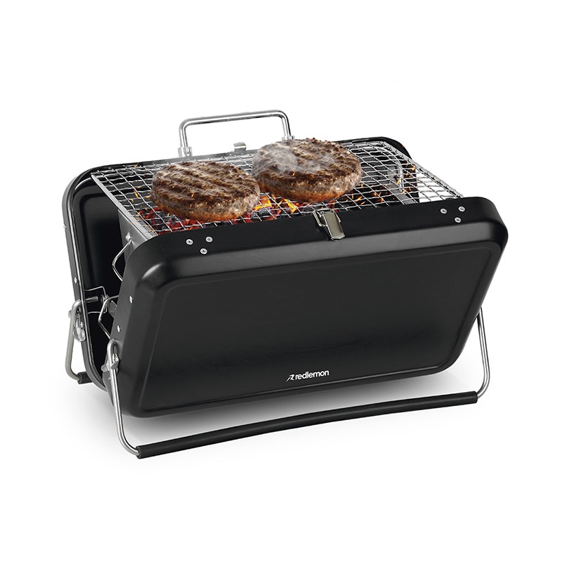 Asador Portátil Acero Inoxidable Plegable Maletín Redlemon Sears 2964