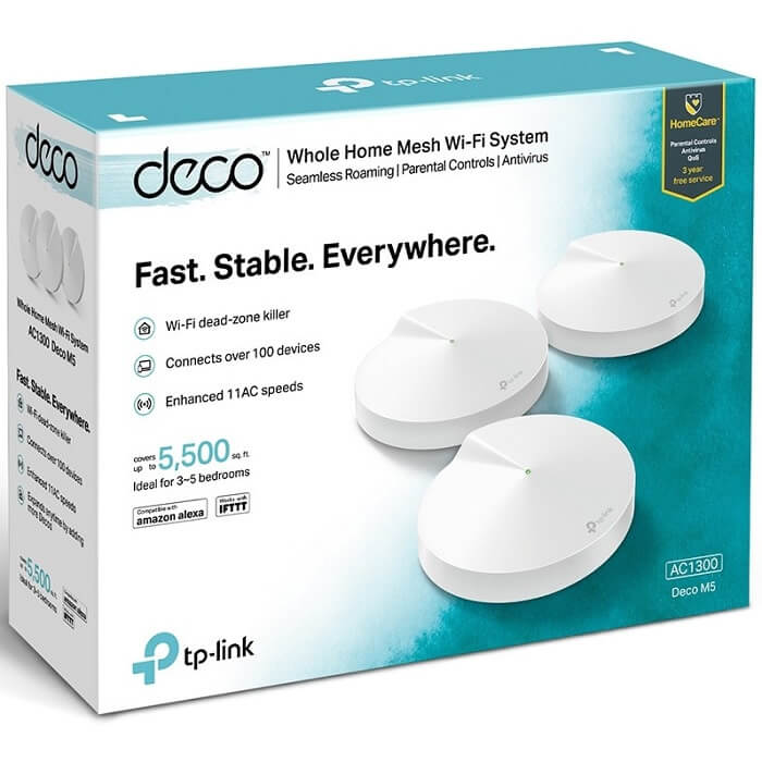 Kit router deco m5 tp-link dual band ac1300 mesh 3 pack - Sears