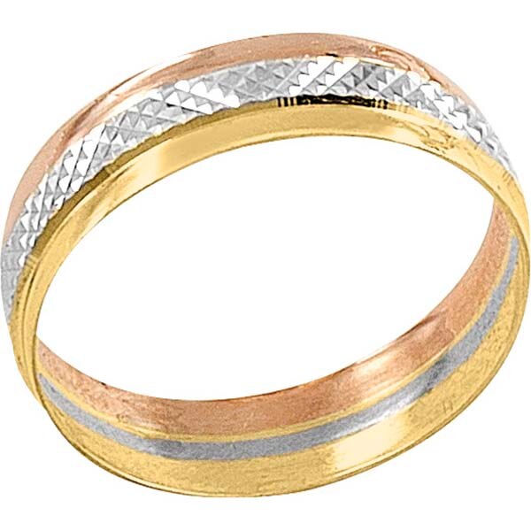 argollas de matrimonio en 3 oros